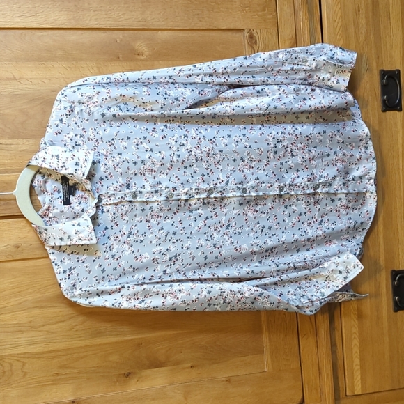 Banana Republic Silver Blouse - Picture 1 of 4